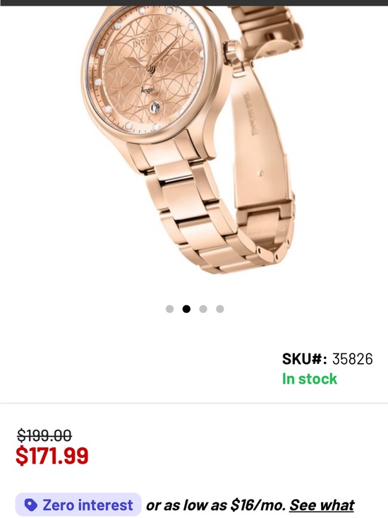 Invicta Angel Vervestone women’s watch(35826) main image 4